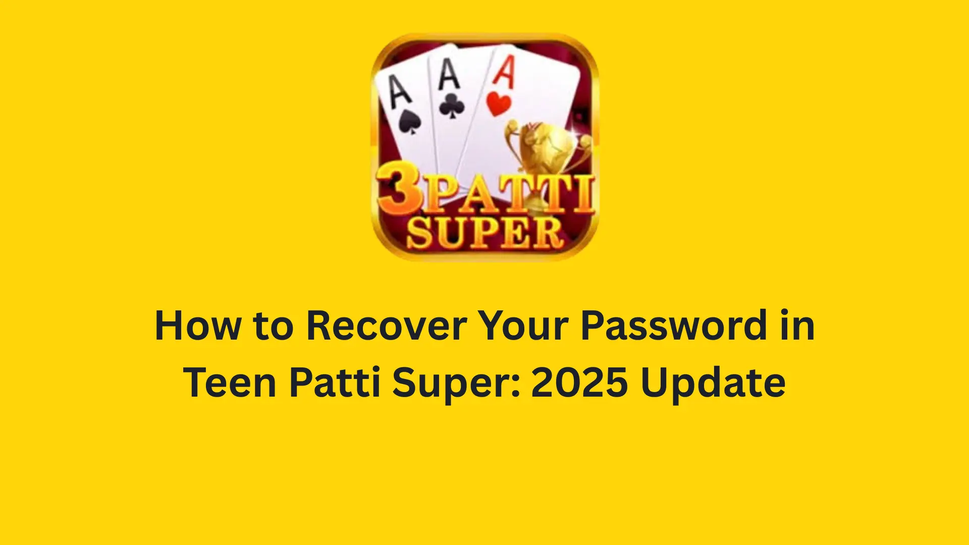 Recover Your Password